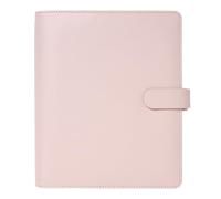 Filofax Saffiano C022700 Organiseur format A5, rose poudré, aspect cuir, six anneaux, semainier, multilingue