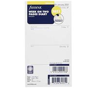 Filofax Semaine personnelle sur deux pages - Commence le lundi en anglais 2021