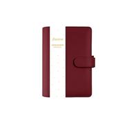 FILOFAX Terminplaner SAFFIANO PERSONAL ORGANISER Dark Cherry rouge foncé