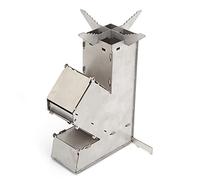 Filon de Camp de randonnée, poêle à feu de Camp en Bois en Acier Inoxydable Portable, Bois de Chauffage extérieur détachable, adapté à la Cuisine en Plein air, à la randonnée, aux