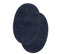FILOUFACE 2 Renforts coude Genou à Coudre Coloris Bleu Marine Imitation Daim 9,20 x 13,50 thermocollant provisoire