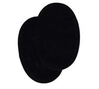 FILOUFACE 2 Renforts coude Genou à Coudre Coloris Noir Imitation Daim 9,20 x 13,50 thermocollant provisoire
