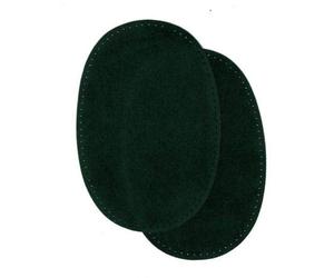 FILOUFACE 2 Renforts coude Genou à Coudre Coloris Vert Sapin Imitation Daim 9,20 x 13,50 thermocollant provisoire