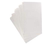 FILOUFACE Lot de 6 TORCHONS à Broder Point de Croix Coloris Blanc 70 x 44 cm