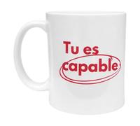 FILOUFACE Mug Tu es Capable design tendance Cadeau Mantra motivation