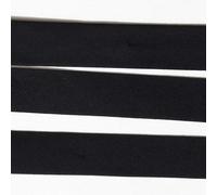 FILOUFACE Ruban Biais Replié 20 mm Coton Polyester Vendu par 5 Mètres Plusieurs Coloris au Choix - Noir
