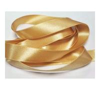 FILOUFACE Ruban Satin Largeur 25 mm Double Face Coloris Doré Or Longueur 6 mètres
