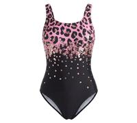 FILOWA Filles Une Pièce Maillot de Bain Costume de Bain, 13-14 Ans, Léopard