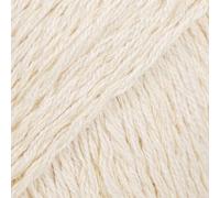 Fils à tricoter de coton, viscose et lin, gouttes Belle, DK, poids peigné léger, 1,8 oz 131 Yards 02 Blanc cassé