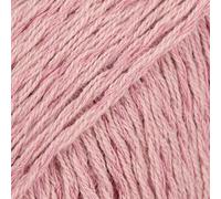 Fils à tricoter de coton, viscose et lin, gouttes Belle, DK, poids peigné léger, 1,8 oz 131 Yards (16 mauve)