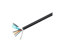 Fils blindés UL2464 de 2/5/10M, 2/3/4/5/6/8/10/12 cœurs, ligne Audio de contrôle du Signal, câble gainé Double couche 28/26/24awg(4 Cores,2m 28AWG)