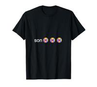 Fils Crying Icônes Minimal Meme Text Art des médias Sociaux T-Shirt