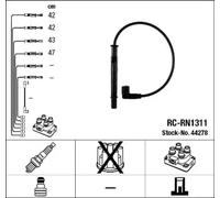Fils d'allumage 44278 NGK pour DACIA RENAULT NISSAN