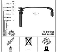 NGK Kit de câbles d'allumage RC-DW1208 44341