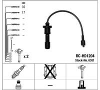 NGK 6301 Kit de câbles d'allumage