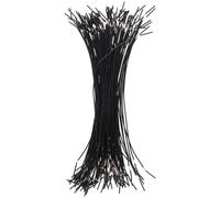 Fils de Circuit D’Interconnexion AWG24 100 Pièces Cuivre PVC Noir | Démonstration D’Électricité, Câble D’Expérimentation Scientifique, Usage Projet et Modèle Éducatif