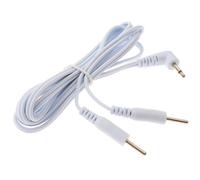 Fils De Connexion D'électrode À 2 Voies, Câbles De Connexion, Prise De Fil D'électrode Pour Machine De Thérapie Numérique Tens, Supports, 1 Pièce