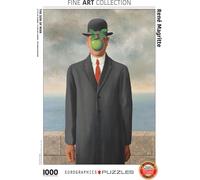 Fils De Homme Par Magritte 1000pc Puzzle 680mm x 480mm ( Pz )