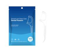 Fils Dentaire avec poignée - 100 pièces de fil dentaire en nylon pour une santé bucco-dentaire complète - Nettoyage précis des inter-dents et des gencives - Pratique à manier, résistant, idéal