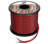 Fils électrique en Silicone 2x0.8mm² 18awg 2x20 Mètres Cable fil de cuivre étamé multibrins Résistant à Haute Température