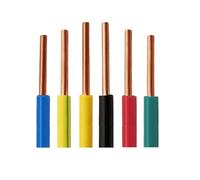 Fils électriques en cuivre Dur à Noyau de 20awg, câblage électrique isolé en PVC, Cordon Domestique de 0,5 mm2, câbles en cuivre sans oxygène à 99.99% (Color : Green, Size : 10M_20 AWG-0.5MM2)