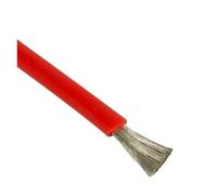 Fils en Silicone De 30/50m, 16 14 12 10 8 6 4 3 0 AWG, Câble Électrique Flexible for Panneau Solaire, Batterie D'onduleur Automatique Voiture(Red 30m,10AWG)