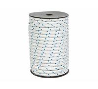 Fils et cordes du Segura 5110100025 - Nylon trenz. BL/brte. T/Drisse 10 mm x 25 m Blanc/Bleu