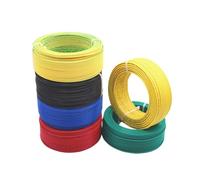 Fils, Fil électrique en cuivre souple sans oxygène, 5 m, 16/14/12/10/8 AWG, câble monoconducteur flexible carré de 1, po for la maison(18 AWG-1mm2,Blue)