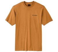 Filson - S/S Frontier Logo T-Shirt - T-shirt - XS - golden tan / scenic mark