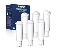 Filswa Filtre à Eau Compatible KRUPS & Melitta - Cartouche Filtrante Remplace F088, EA829S, 192830 Pro, TCA6041, CM200110 - Claris Aqua Filter System, 57GC2120C