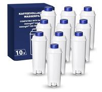 Filswa Filtre à eau de rechange pour machine à café automatique - Compatible avec la série Delonghi ECAM, Dinamica, Cappuccino System, Magnifica, ETAM Autentica et différents modèles d'Esam (10)