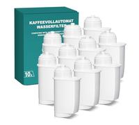 Filswa Lot de 10 filtres à eau pour machine à café Siemens EQ-Series, EQ6 Plus S700, EQ9 S900 S500, EQ500, EQ700, EQ900. Alternative de qualité supérieure et efficace