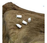 Filteilect Accessoires de réparation de moulinet de pêche demi-lune en céramique pour Abu C3 pour C4 CS, OKUMA, RAPALA, OMOTO et pour série Daiwa - Blanc (4,65 × 0,75 × 9,00)