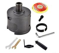 Filteilect Adaptateur de polisseuse pour M14, meuleuse d'angle à polisseuse, filetage de 14 mm avec compatibilité disque de 3/4/5/6", construction en métal pour bois, métal et voiture