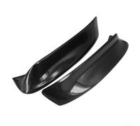 Filteilect Aileron séparateur d'angle en fibre de carbone pour pare-chocs avant E46 pour la plupart des voitures, kit de carrosserie extérieure de voiture ABS noir