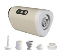 Filteilect Air extérieur pour camping avec lumière - Gonfleur de 2500 mAh pour matelas de couchage, 4 niveaux de luminosité, vitesse de 500 l/min, compatible avec les équipements gonflables