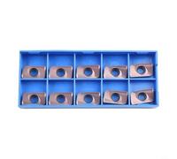 Filteilect APMT1604PDER Lot de 10 inserts de fraisage en carbure pour acier H2 VP15TF avec revêtement PVD haute résistance et dureté