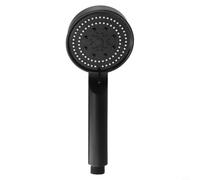 Filteilect Bathjoy Pommeau de douche haute pression réglable à 5 modes, pulvérisateur à économie d'eau avec finition chromée, pommeau de douche en plastique ABS noir pour un bain amélioré (S12) (SKU)