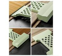 Filteilect Bloc de taraudage pour le travail du bois pour réparation d'installation de sols stratifiés et agglomérés - Matériau en nylon avec quatre fentes pour un taraudage précis, une manipulation