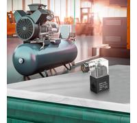 Filteilect Bobine d'électrovanne unique pour 4V210-08 3V110-06 4V220 4V230, remplacement compatible avec AC 220 V DC24 V 12 V 110 V, valve pneumatique en laiton DN15-DN40 ([DC24V])