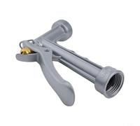 Filteilect Buse de tuyau d'arrosage haute pression avec poignée pistolet pour une utilisation en extérieur, buse d'eau en métal avec brume réglable, compatible avec standard