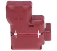 Filteilect Cache borne de batterie pour véhicules 2007-2015 - Protection ABS rouge pour Altima, Maxima, Pathfinder, 24345-7991B