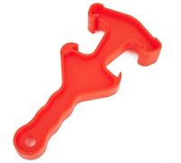 Filteilect Clé à couvercle de seau ouvre-seau en plastique à double extrémité pour bidon de 5 gallons et tambours à large ouverture 10 L, 16 L, 18 L, 20 L, 25 L compatible avec les tambours en