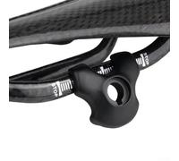 Filteilect Collier de serrage pour tige de selle en carbone 7 x 9 mm - Clip ovale ou rond - Compatible avec tige de selle en acier et alliage - Noir