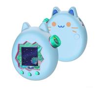 Filteilect Coque en silicone pour Tamagotchi Paradise - Ultra-mince - Souple - Antidérapante - Housse de protection élégante pour jeu électronique d'animaux de compagnie - Jouet virtuel (bleu)