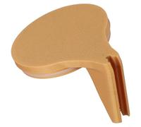 Filteilect Couvercle de poignée de moulin à café manuel pour Comandante C40 MK4, pour PLA construction durable avec joint en caoutchouc pour anneau, design ergonomique, 8,2 x 8,2 x 3,8 cm (doré)