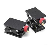 Filteilect Cric élévateur manuel à axe Z avec construction en alliage d'aluminium pour applications coulissantes optiques en laboratoire et atelier