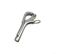 Filteilect Crochet pelican ouvrable en acier inoxydable 316 - Manille à dégagement rapide pour main courante, pont et cabine - Compatible avec bateaux, croiseurs, radeaux de sauvetage (6/8/10 mm) (6