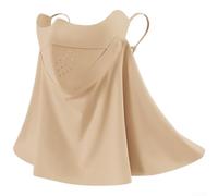 Filteilect Écharpe Magnétique UPF50+ Détachable Écharpe Magnétique UPF50+ | Tissu soie glacée nylon, respirant, évacue la sueur, garde la fraîche au soleil