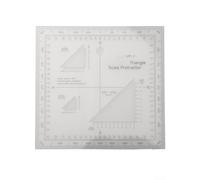 Filteilect Échelle de carte flexible et rapporteur pour arpentage de génie de construction, règle de coordonnées 1:25000/50000/100000/250000 compatible avec MGRS USNG Metric